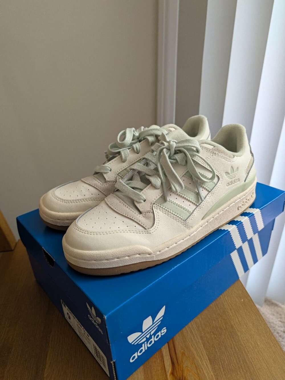 adidas Forum Low CL Cloud White Linen Green